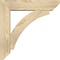 Ekena Millwork Thorton Slat Rough Sawn Bracket w/ Offset Brace, Douglas Fir, 6"W x 24"D x 24"H BKT0604X24X24THR06RDF - alternate 3